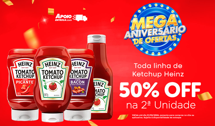 Ketchup heinz até 31/05